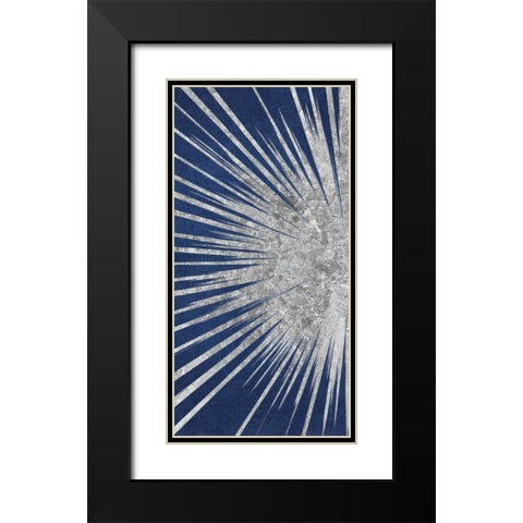 Sunburst II Black Modern Wood Framed Art Print with Double Matting by Wild Apple Portfolio