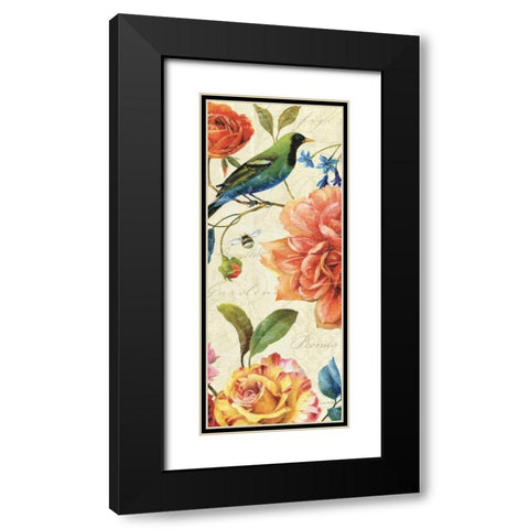 Rainbow Garden VI - Cream Black Modern Wood Framed Art Print with Double Matting by Audit, Lisa