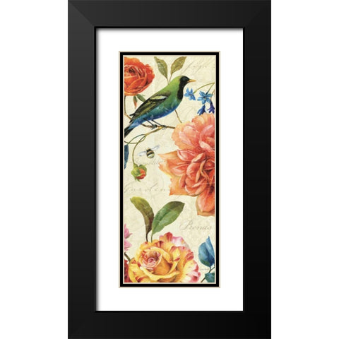 Rainbow Garden VI - Cream Black Modern Wood Framed Art Print with Double Matting by Audit, Lisa