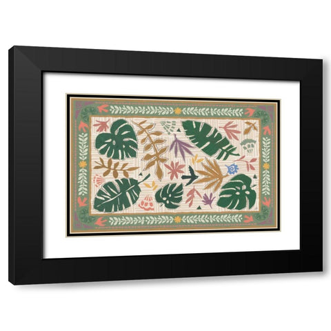 Desert Flair I Color Black Modern Wood Framed Art Print with Double Matting by Brissonnet, Daphne