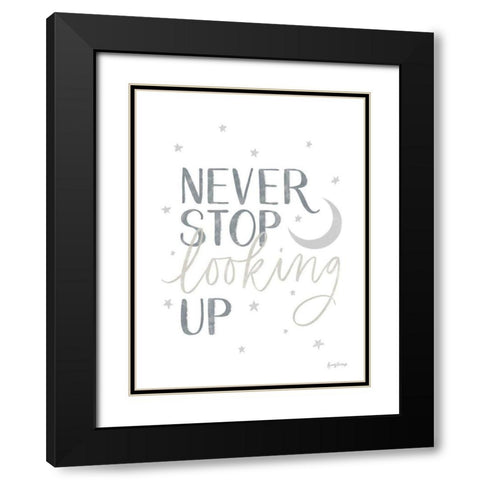 Little Child I Black Modern Wood Framed Art Print with Double Matting by Thorns, Becky