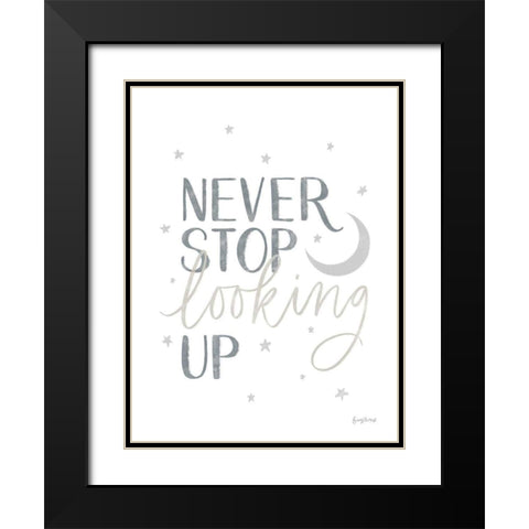 Little Child I Black Modern Wood Framed Art Print with Double Matting by Thorns, Becky
