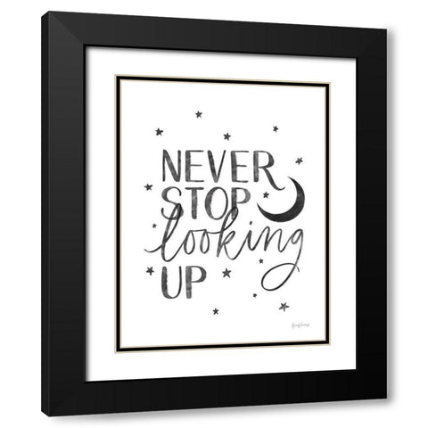 Little Child I BW Black Modern Wood Framed Art Print with Double Matting by Thorns, Becky