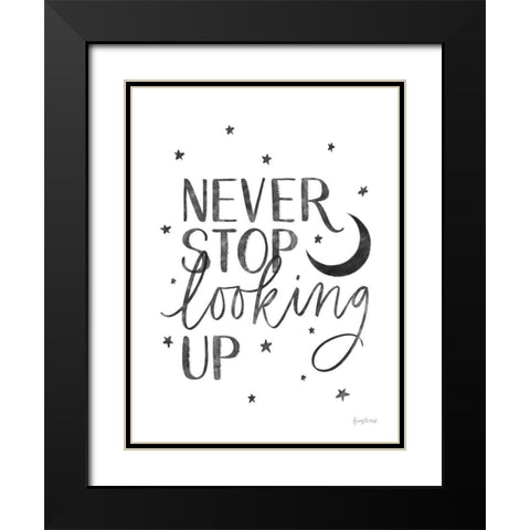 Little Child I BW Black Modern Wood Framed Art Print with Double Matting by Thorns, Becky