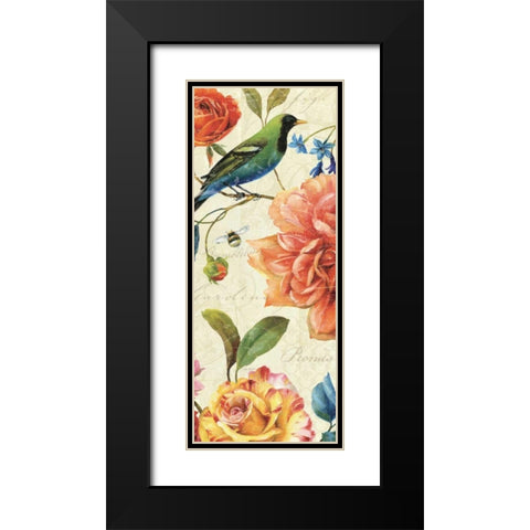 Rainbow Garden VI Black Modern Wood Framed Art Print with Double Matting by Audit, Lisa