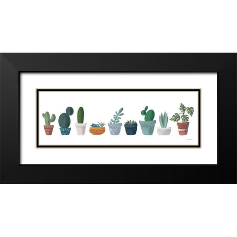 Greenhouse VI Black Modern Wood Framed Art Print with Double Matting by Thorns, Becky