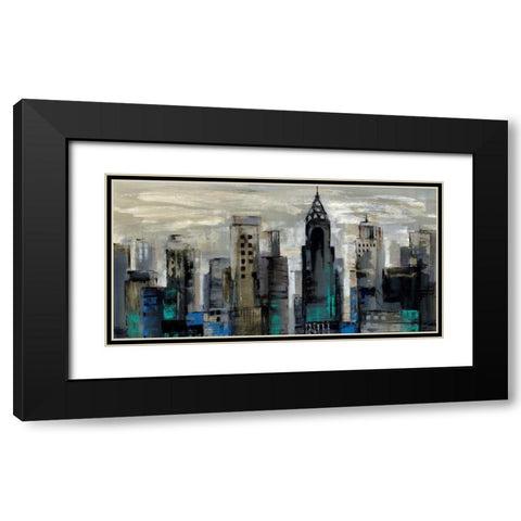 New York Moment Black Modern Wood Framed Art Print with Double Matting by Vassileva, Silvia