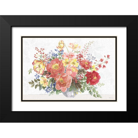 Floral Focus V Black Modern Wood Framed Art Print with Double Matting by Grove, Beth