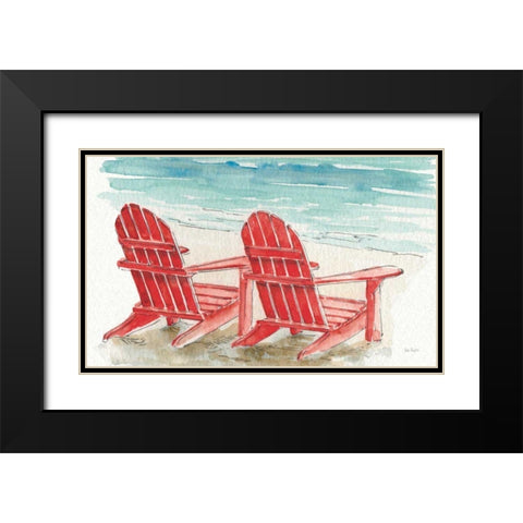 In the Moment No Words Black Modern Wood Framed Art Print with Double Matting by Audit, Lisa