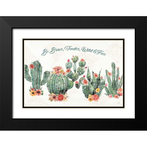 Sweet Southwest VIII Black Modern Wood Framed Art Print with Double Matting by June, Dina