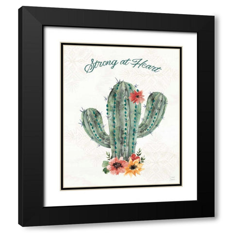 Sweet Southwest IX Black Modern Wood Framed Art Print with Double Matting by June, Dina