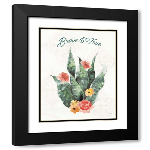 Sweet Southwest XI Black Modern Wood Framed Art Print with Double Matting by June, Dina