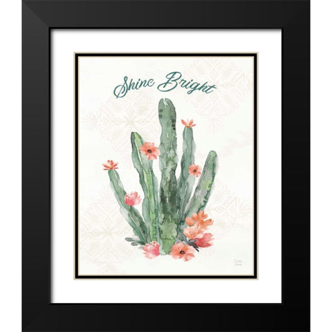 Sweet Southwest XIV Black Modern Wood Framed Art Print with Double Matting by June, Dina