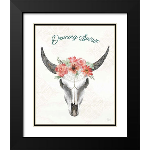Sweet Southwest XV Black Modern Wood Framed Art Print with Double Matting by June, Dina