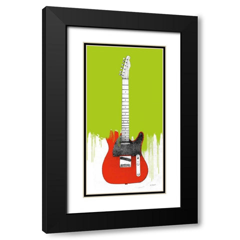 Garage Band I Paint Black Modern Wood Framed Art Print with Double Matting by Schick, Mike