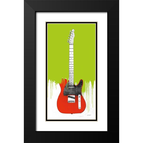 Garage Band I Paint Black Modern Wood Framed Art Print with Double Matting by Schick, Mike