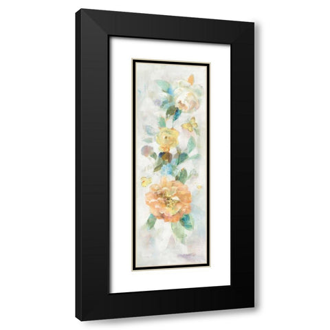 Natural Blooming Splendor IV Black Modern Wood Framed Art Print with Double Matting by Nai, Danhui