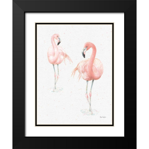Gracefully Pink XI Light Reversed Black Modern Wood Framed Art Print with Double Matting by Audit, Lisa