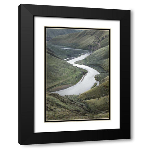 John Day River Oregon II Black Modern Wood Framed Art Print with Double Matting by Majchrowicz, Alan