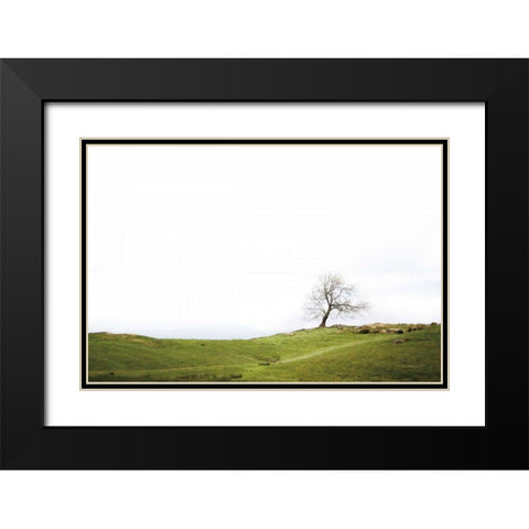 Dales Way I Black Modern Wood Framed Art Print with Double Matting by Marshall, Laura