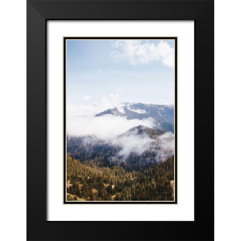Hurricane Ridge I Black Modern Wood Framed Art Print with Double Matting by Marshall, Laura