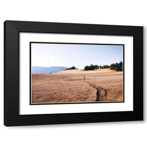 Hurricane Hill I Black Modern Wood Framed Art Print with Double Matting by Marshall, Laura