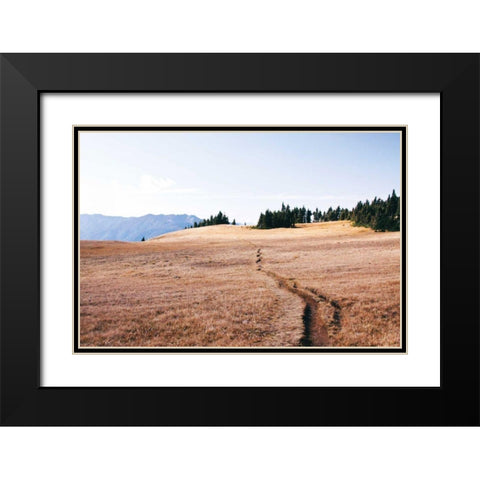Hurricane Hill I Black Modern Wood Framed Art Print with Double Matting by Marshall, Laura