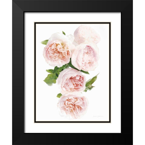 David Austin Cascade Black Modern Wood Framed Art Print with Double Matting by Catterall, Elise