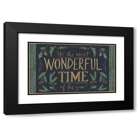 Wonderful Time V Black Modern Wood Framed Art Print with Double Matting by Tavoletti, Anne