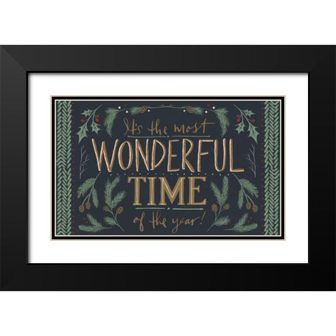 Wonderful Time V Black Modern Wood Framed Art Print with Double Matting by Tavoletti, Anne