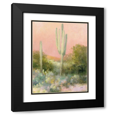 Sunrise Desert II Black Modern Wood Framed Art Print with Double Matting by Purinton, Julia
