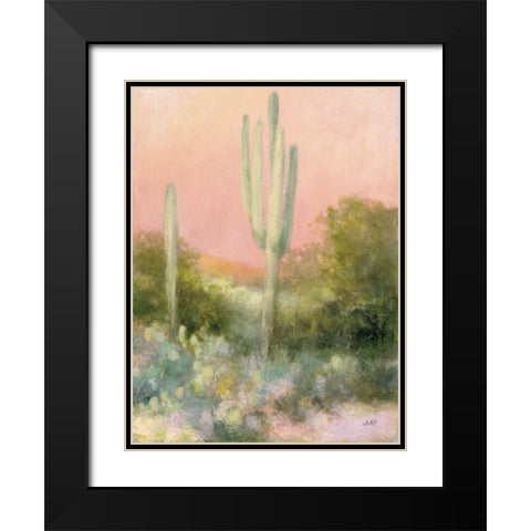 Sunrise Desert II Black Modern Wood Framed Art Print with Double Matting by Purinton, Julia