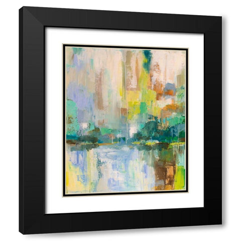 Reflecton I Black Modern Wood Framed Art Print with Double Matting by Vertentes, Jeanette