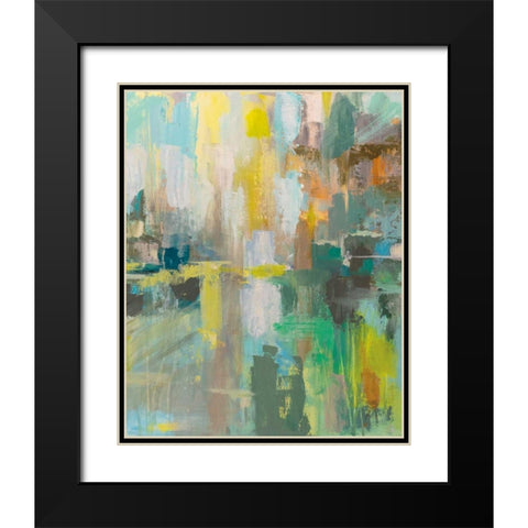 Reflection II Black Modern Wood Framed Art Print with Double Matting by Vertentes, Jeanette