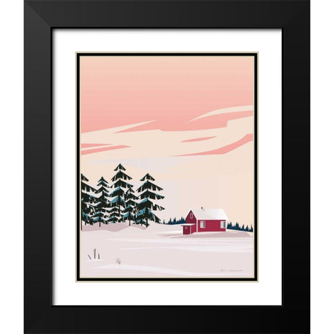 Finland II No Words Black Modern Wood Framed Art Print with Double Matting by Escalante, Omar