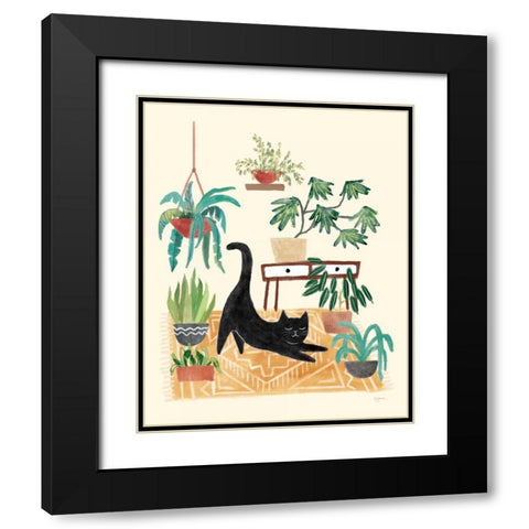 Urban Jungle I Black Modern Wood Framed Art Print with Double Matting by Urban, Mary