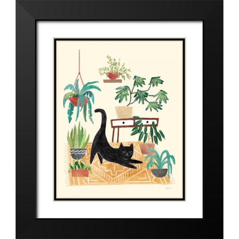 Urban Jungle I Black Modern Wood Framed Art Print with Double Matting by Urban, Mary