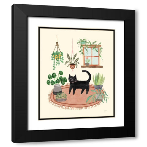 Urban Jungle IV Black Modern Wood Framed Art Print with Double Matting by Urban, Mary