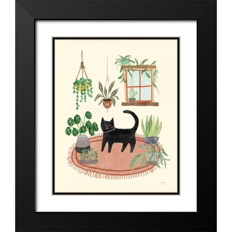 Urban Jungle IV Black Modern Wood Framed Art Print with Double Matting by Urban, Mary