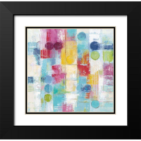 Summer Rain Bright Black Modern Wood Framed Art Print with Double Matting by Vassileva, Silvia