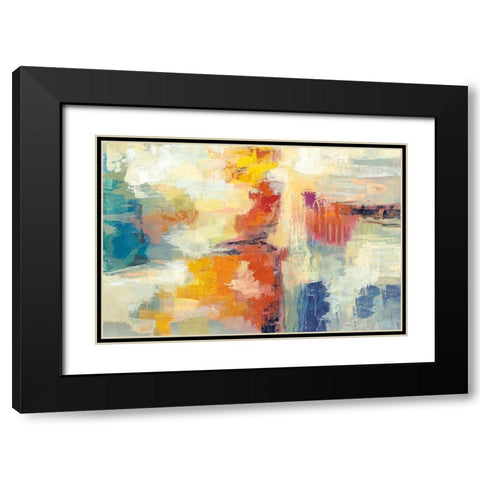 Bright Coral Reef Black Modern Wood Framed Art Print with Double Matting by Vassileva, Silvia