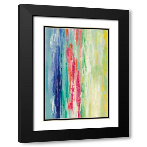California Surf Bright Crop Black Modern Wood Framed Art Print with Double Matting by Vassileva, Silvia