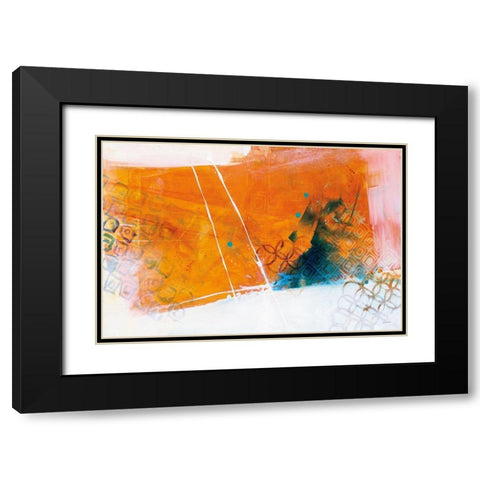 Exaggeration Black Modern Wood Framed Art Print with Double Matting by Schick, Mike