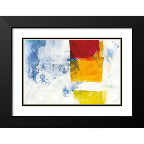 Breakout II Black Modern Wood Framed Art Print with Double Matting by Schick, Mike