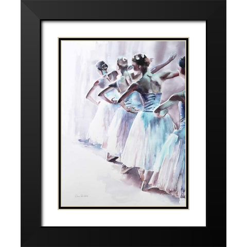 Ballet II Black Modern Wood Framed Art Print with Double Matting by Valle, Aimee Del