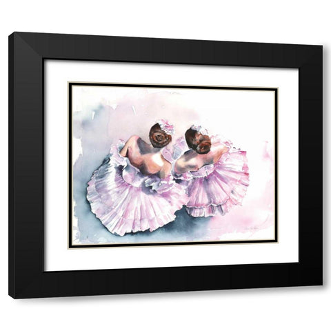 Ballet III Black Modern Wood Framed Art Print with Double Matting by Valle, Aimee Del