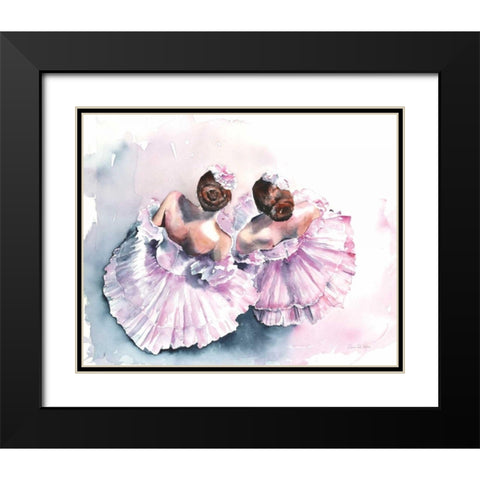 Ballet III Black Modern Wood Framed Art Print with Double Matting by Valle, Aimee Del
