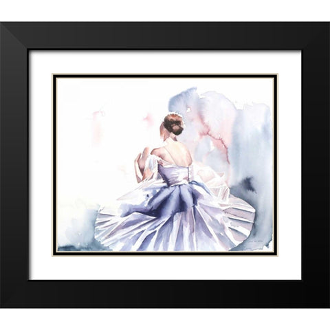Ballet IV Black Modern Wood Framed Art Print with Double Matting by Valle, Aimee Del