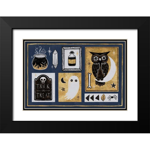 Frightfully Wicked II Dark Black Modern Wood Framed Art Print with Double Matting by Averinos, Melissa
