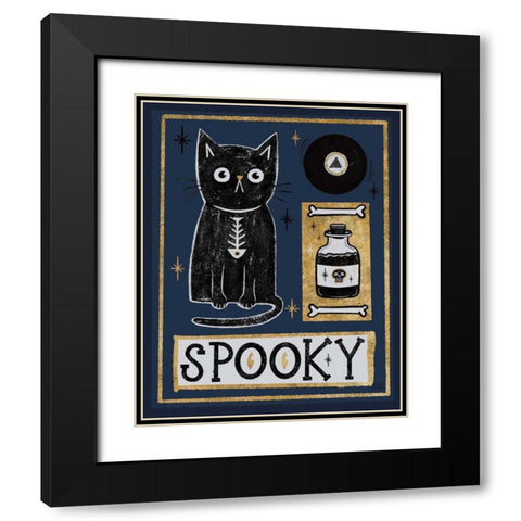 Frightfully Wicked III Dark Black Modern Wood Framed Art Print with Double Matting by Averinos, Melissa